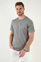 Buratti T-Shirt Slim Fit Grau/Hellgrau/Dunkelgrau/Khaki/Dunkelgrün