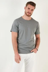 Buratti T-Shirt Slim Fit Grau/Hellgrau/Dunkelgrau/Khaki/Dunkelgrün