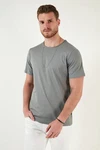 Buratti T-Shirt Slim Fit Grau/Hellgrau/Dunkelgrau/Khaki/Dunkelgrün Buratti T-Shirt Slim Fit Grau/Hellgrau/Dunkelgrau/Khaki/Dunkelgrün