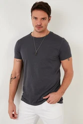 Buratti T-Shirt Slim Fit Dunkelgrau/Grau/Hellblau/Schwarz