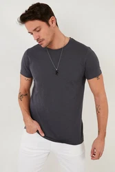 Buratti T-Shirt Slim Fit Dunkelgrau/Grau/Hellblau/Schwarz