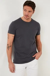 Buratti T-Shirt Slim Fit Dunkelgrau/Grau/Hellblau/Schwarz