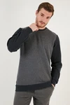 Buratti Sweatshirt Regular Fit Dunkelgrau/Dunkelblau/Grau