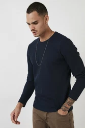 Buratti Sweatshirt Regular Fit Dunkelblau/Hellblau