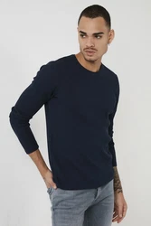 Buratti Sweatshirt Regular Fit Dunkelblau/Hellblau