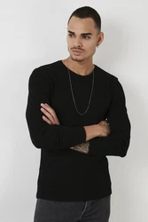 Buratti Sweatshirt Regular Fit Schwarz