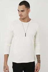 Buratti Sweatshirt Regular Fit Weiß/Creme/Khaki