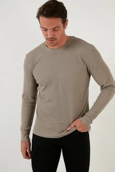 Buratti Sweatshirt Regular Fit Khaki/Beige