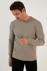 Buratti Sweatshirt Regular Fit Khaki/Beige
