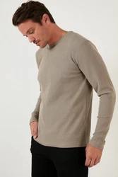 Buratti Sweatshirt Regular Fit Khaki/Beige