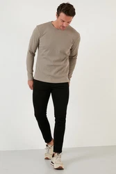 Buratti Sweatshirt Regular Fit Khaki/Beige