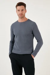 Buratti Sweatshirt Regular Fit Grau/Dunkelblau/Dunkelgrau/Hellgrau