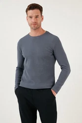 Buratti Sweatshirt Regular Fit Grau/Dunkelblau/Dunkelgrau/Hellgrau