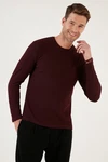 Buratti Sweatshirt Regular Fit Dunkelrot/Bordeaux Buratti Sweatshirt Regular Fit Dunkelrot/Bordeaux
