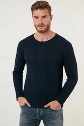 Buratti Sweatshirt Regular Fit Dunkelblau