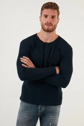 Buratti Sweatshirt Regular Fit Dunkelblau