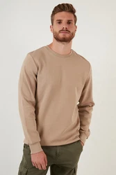 Buratti Sweatshirt Regular Fit Khaki/Beige/Braun