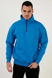 Buratti Sweatshirt Regular Fit Blau/Hellblau