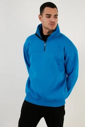 Buratti Sweatshirt Regular Fit Blau/Hellblau