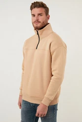 Buratti Sweatshirt Regular Fit Braun/Orange/Beige/Khaki