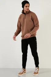 Buratti Sweatshirt Regular Fit Braun/Beige