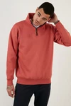 Buratti Sweatshirt Regular Fit Rot/Orange Buratti Sweatshirt Regular Fit Rot/Orange