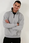 Buratti Sweatshirt Regular Fit Grau/Hellgrau Buratti Sweatshirt Regular Fit Grau/Hellgrau