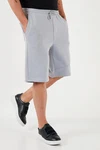 Buratti Shorts Regular Fit Grau/Hellgrau/Hellblau