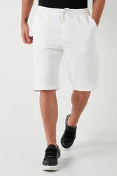 Buratti Shorts Regular Fit Weiß/Creme