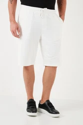 Buratti Shorts Regular Fit Weiß/Creme