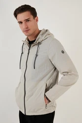 Buratti Kurzjacke Regular Fit Khaki/Beige/Grau/Braun
