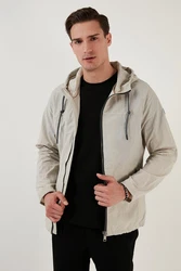 Buratti Kurzjacke Regular Fit Khaki/Beige/Grau/Braun