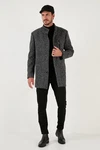 Buratti Wintermantel Slim Fit Grau/Dunkelgrau/Schwarz/Dunkelrot/Hellgrau