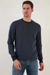 Buratti Sweatshirt Regular Fit Dunkelblau