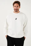 Buratti Sweatshirt Regular Fit Weiß