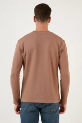 Buratti Sweatshirt Regular Fit Braun/Khaki