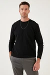 Buratti Sweatshirt Regular Fit Schwarz/Braun
