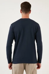 Buratti Sweatshirt Regular Fit Dunkelblau/Blau