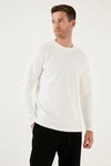 Buratti Sweatshirt Regular Fit Weiß/Creme
