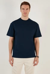 Buratti T-Shirt Regular Fit Dunkelblau/Blau