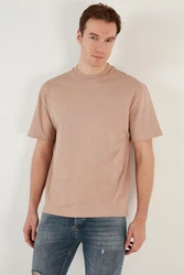 Buratti T-Shirt Regular Fit Braun/Khaki/Beige