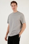 Buratti T-Shirt Regular Fit Grau/Hellgrau/Khaki