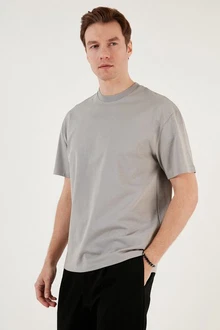 Buratti T-Shirt Regular Fit Grau/Hellgrau/Khaki Buratti T-Shirt Regular Fit Grau/Hellgrau/Khaki