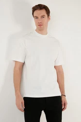 Buratti T-Shirt Regular Fit Weiß/Creme