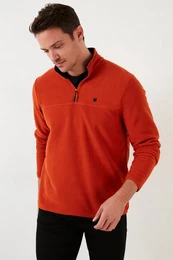 Fleecepullover Slim Fit