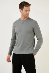 Buratti Sweatshirt Regular Fit Grau/Hellgrau/Hellgrün/Dunkelgrau
