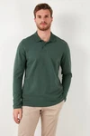 Buratti Sweatshirt Slim Fit Dunkelgrün/Grün