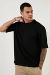 Buratti T-Shirt Loose Fit Schwarz