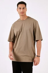 Buratti T-Shirt Loose Fit Khaki/Beige/Braun