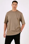 Buratti T-Shirt Loose Fit Khaki/Beige/Braun